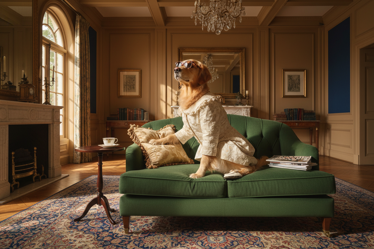 Luxury Pet Lifestyle - Golden Retriever