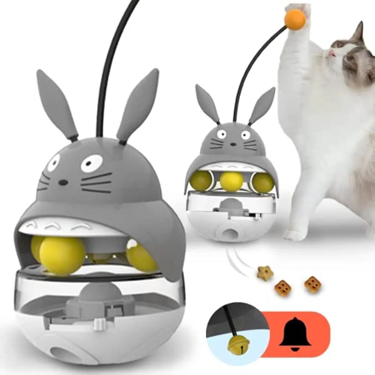 Interactive Treat Dispenser & Tower Toy