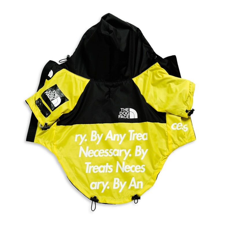 Windproof Waterproof Reflective Dog Rain Jacket — Hooded, Lightweight, Sizes S–5XL