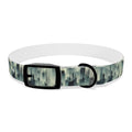 Echoes of a City in Mist Pet Collar — Waterproof TPU, 4 Buckle Finishes, S–XL