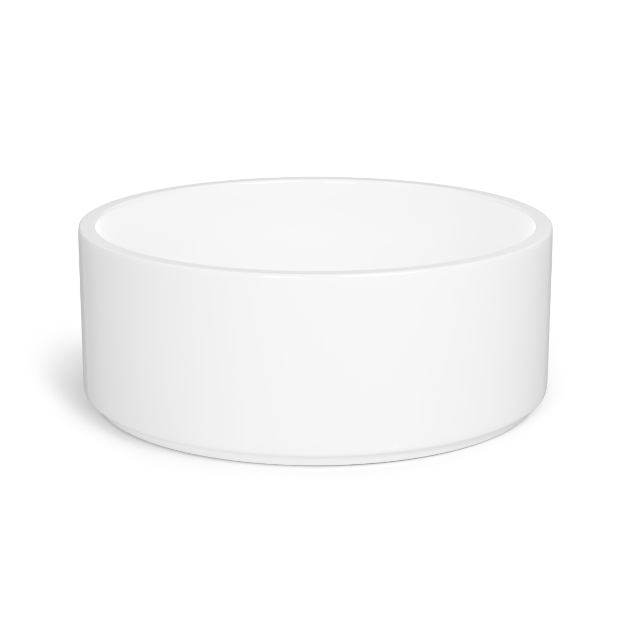 Blushing Meadow Bunny Parade Pet Bowl — Ceramic, 16oz, Dishwasher-Safe