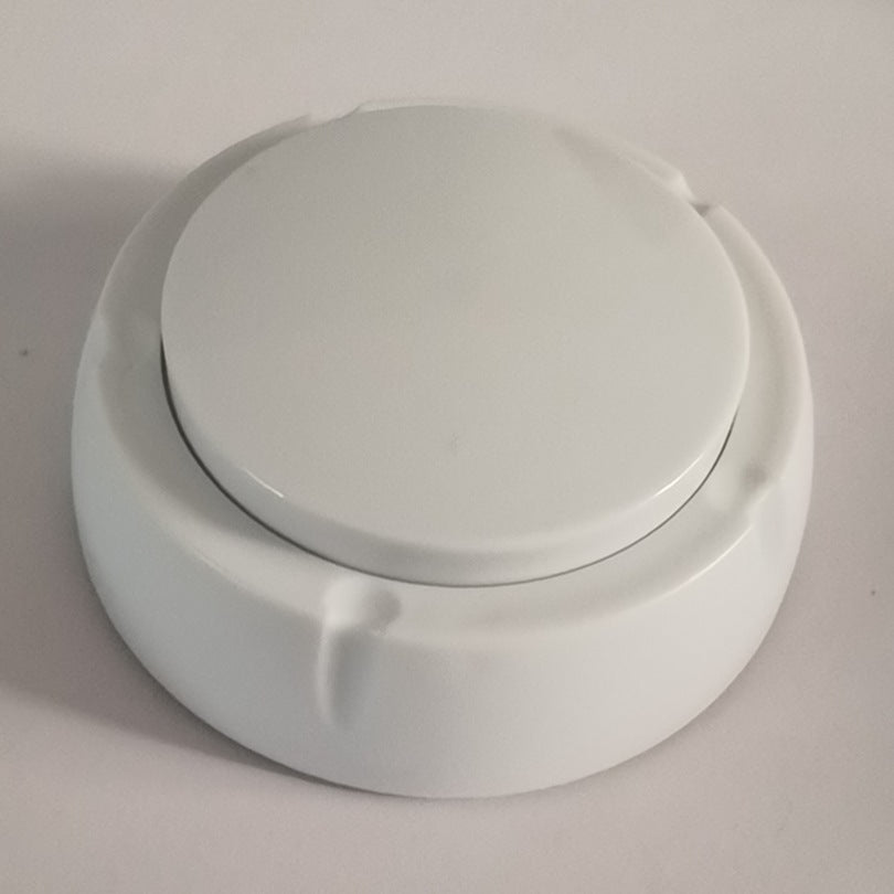 Pet button speaker sound box, white dome top with round button