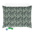 Echoes of a City in Mist Pet Bed — Coral Fleece, Removable Cover, 40" × 30"