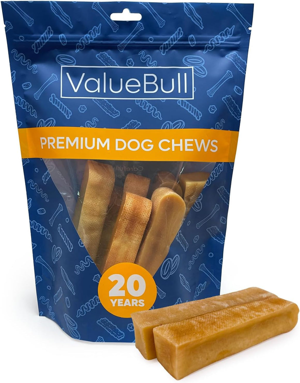 Himalayan Yak Cheese Dog Chews — 2 lb, Long-Lasting, Grain-Free, X-Large