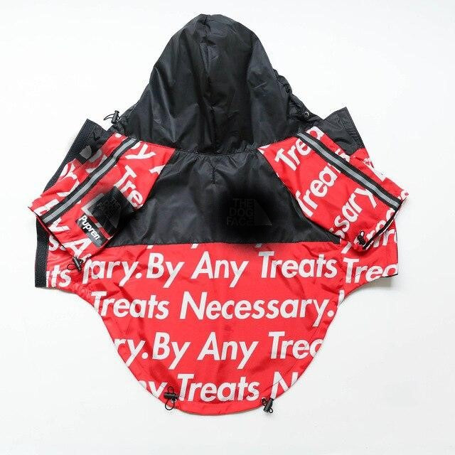Windproof Waterproof Reflective Dog Rain Jacket — Hooded, Lightweight, Sizes S–5XL
