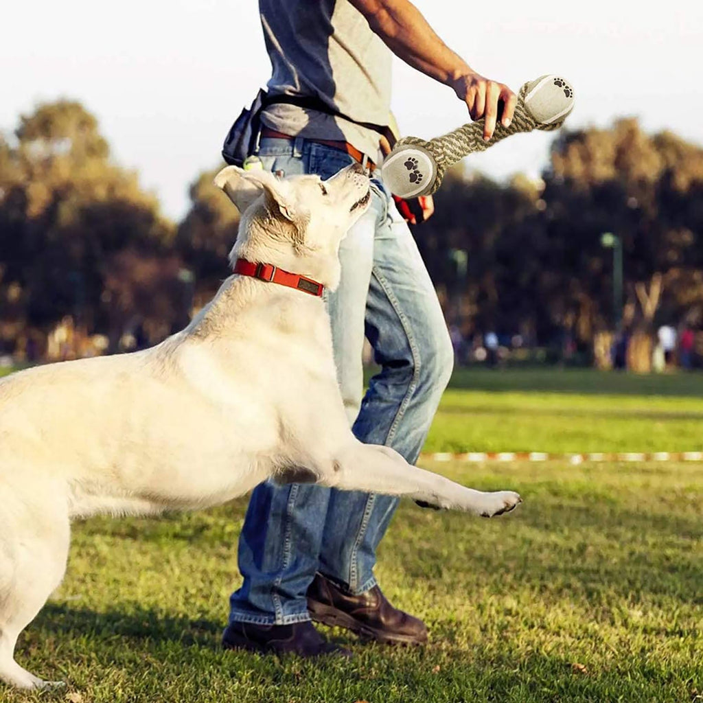 Cotton Rope  Ball  & Tug Toy For Dogs