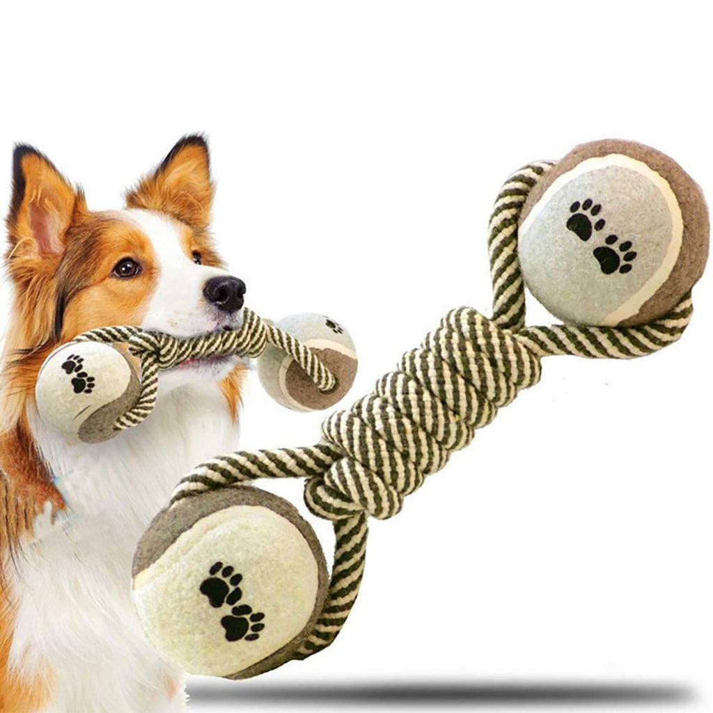 Cotton Rope  Ball  & Tug Toy For Dogs