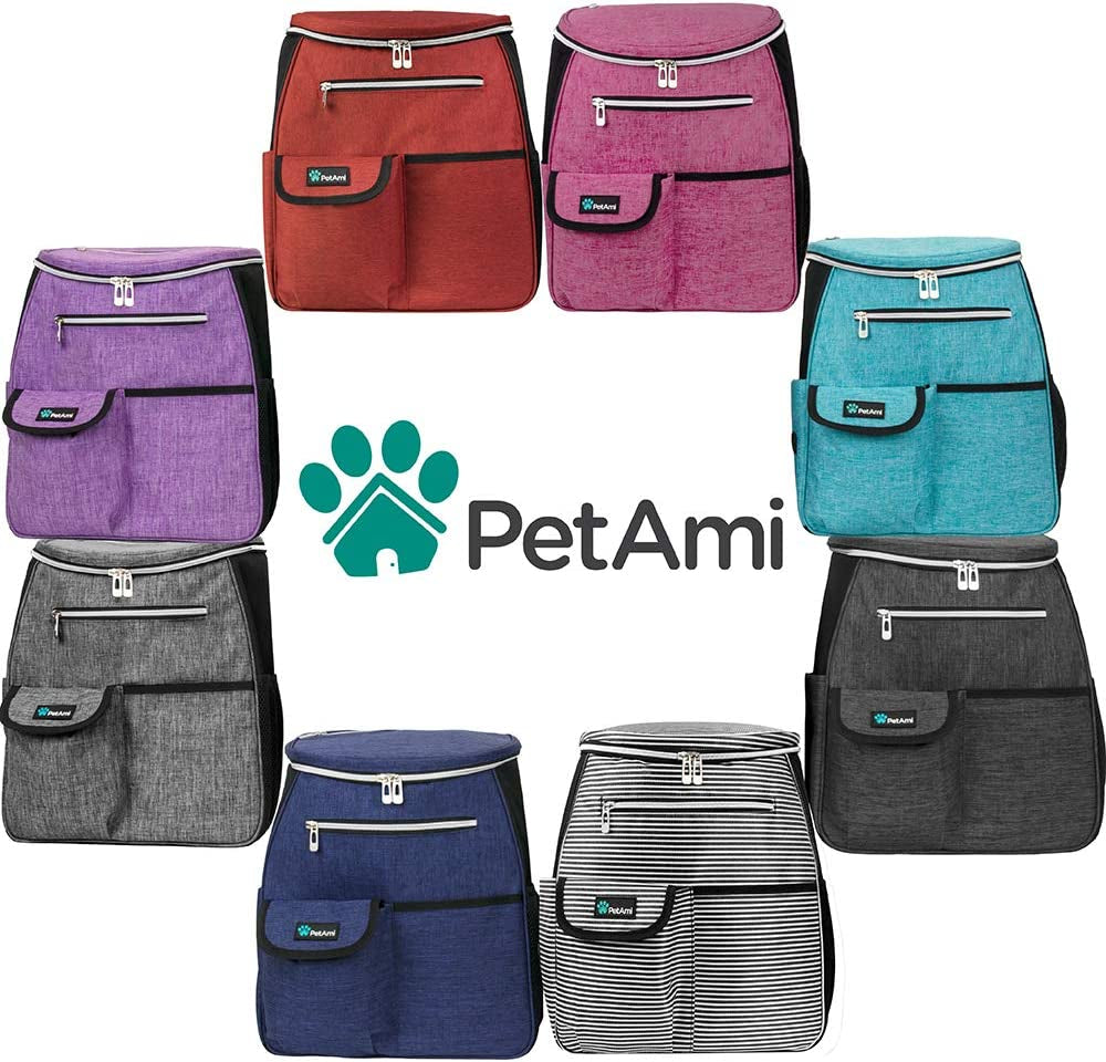 Dog Travel Backpack — Airline Approved, 27L, Includes Food Containers & Collapsible Bowls