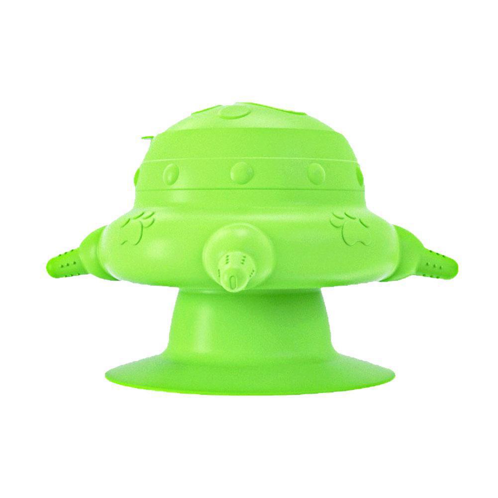 Green pet milk feeding self-service device with suction cup base