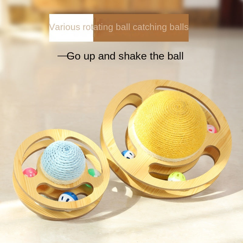 Interactive Sisal Rope Cat Scratcher Ball Toys