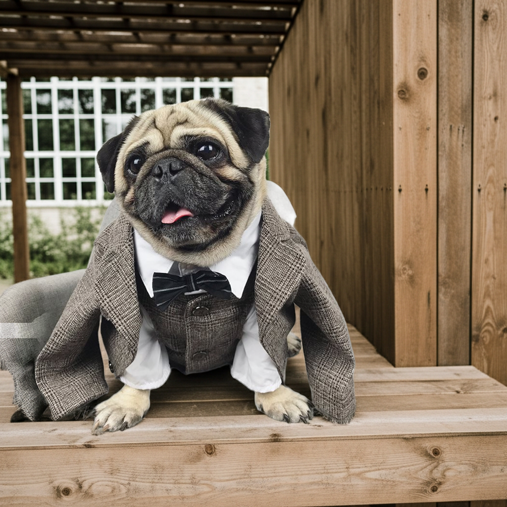 Pet wedding suit