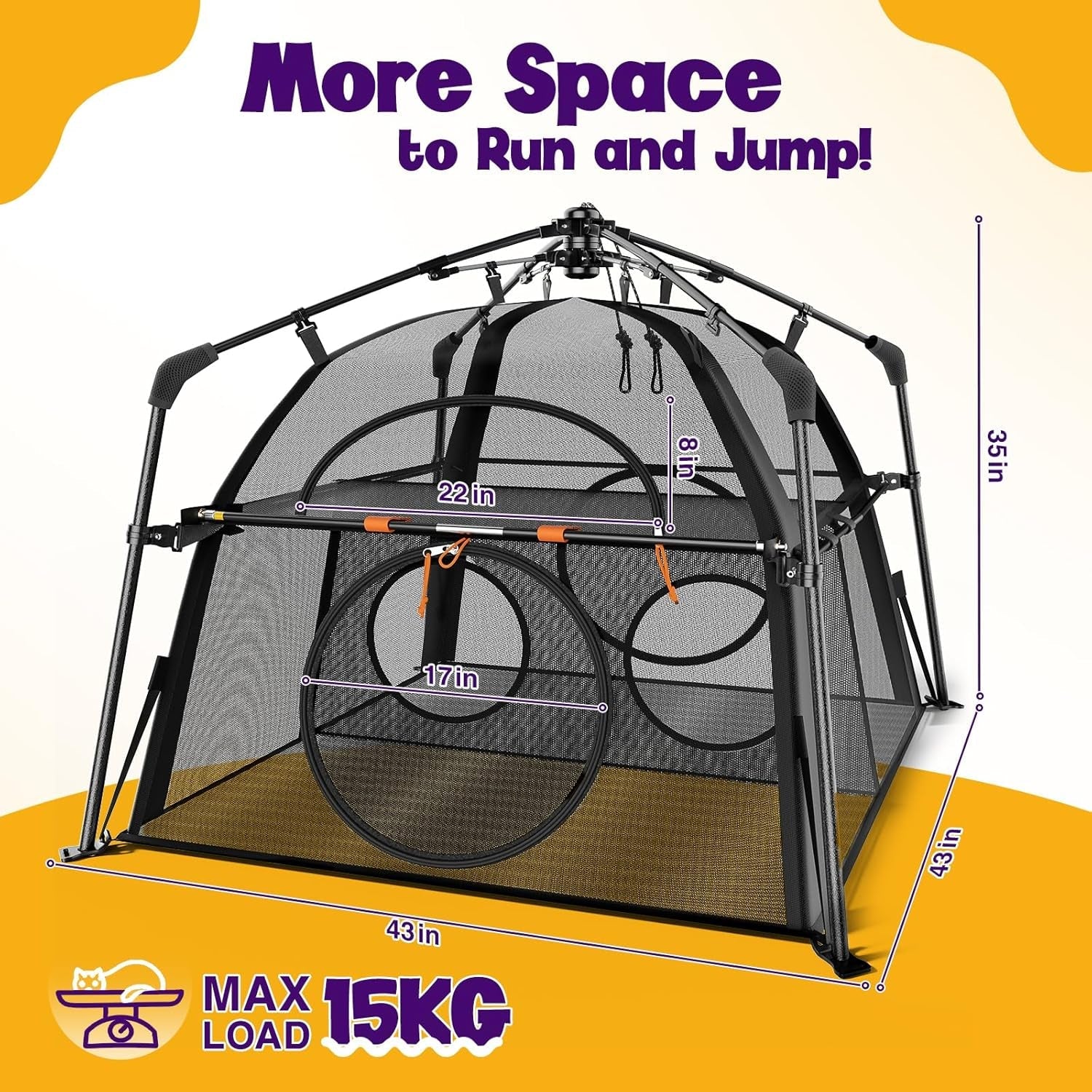 Extra Large Outdoor Catio Cat 2 Tier Cat Tent Playpen