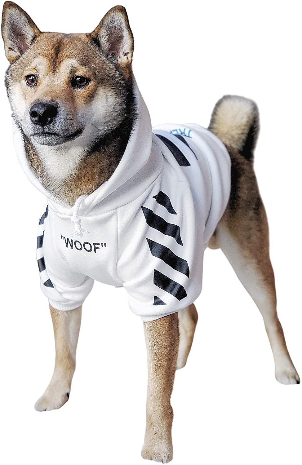 Fresh Pawz Woof Dog Hoodie — Bold Streetwear for Dogs, 3 Colors, Sizes S–2XL