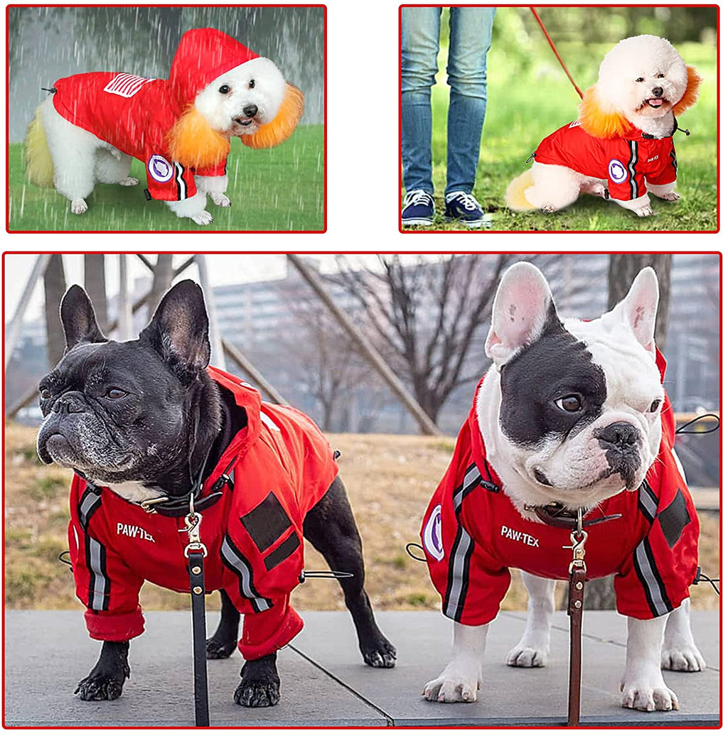The Dog Face Pet Raincoat — Waterproof Windproof Hooded Jacket, 5 Colors, Sizes S–5XL