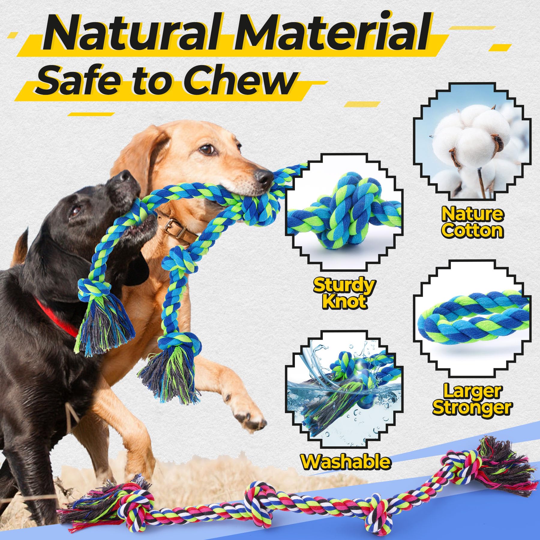 Tough Tug Of War Rope Toy