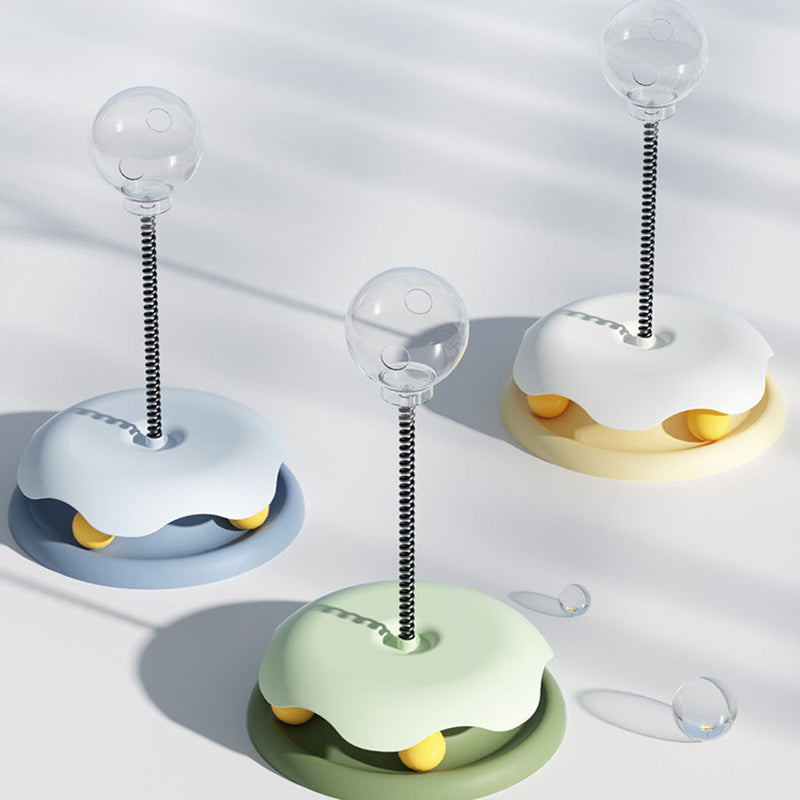 2 In 1 Toys Turntable Ball Treat Toy