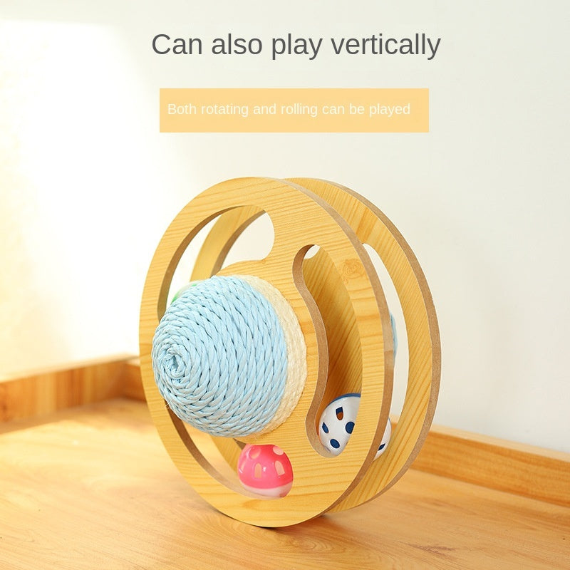 Interactive Sisal Rope Cat Scratcher Ball Toys