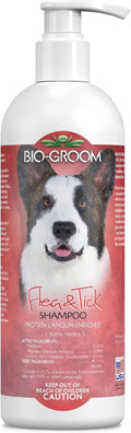 Bio-Groom flea & tick shampoo bottle with white pump