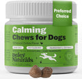 Calming Chews for Dogs soft chew jar with green label and chicken flavor