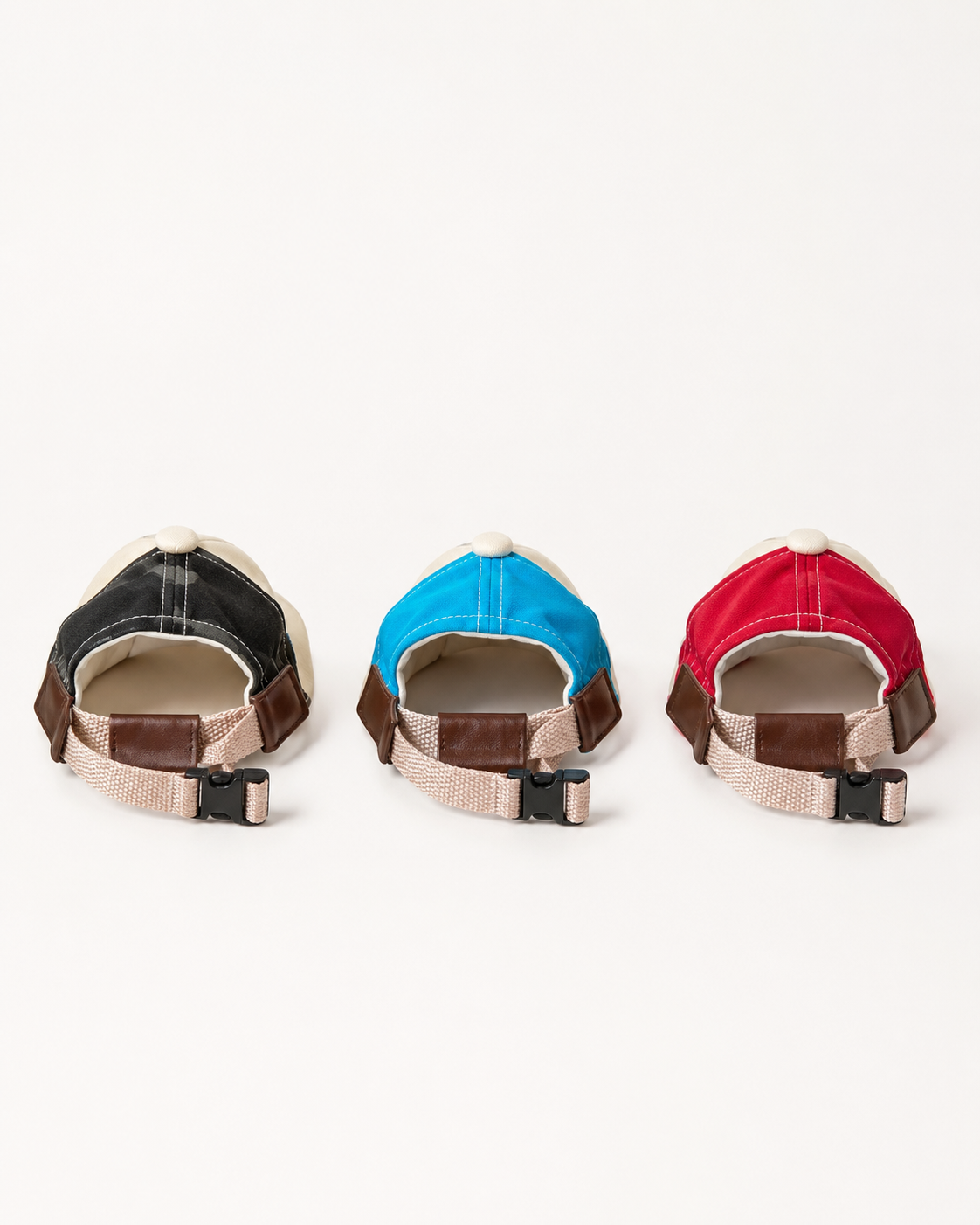Dog Baseball Cap with Ear Holes – Adjustable Pet Hat for Small & Medium Dogs