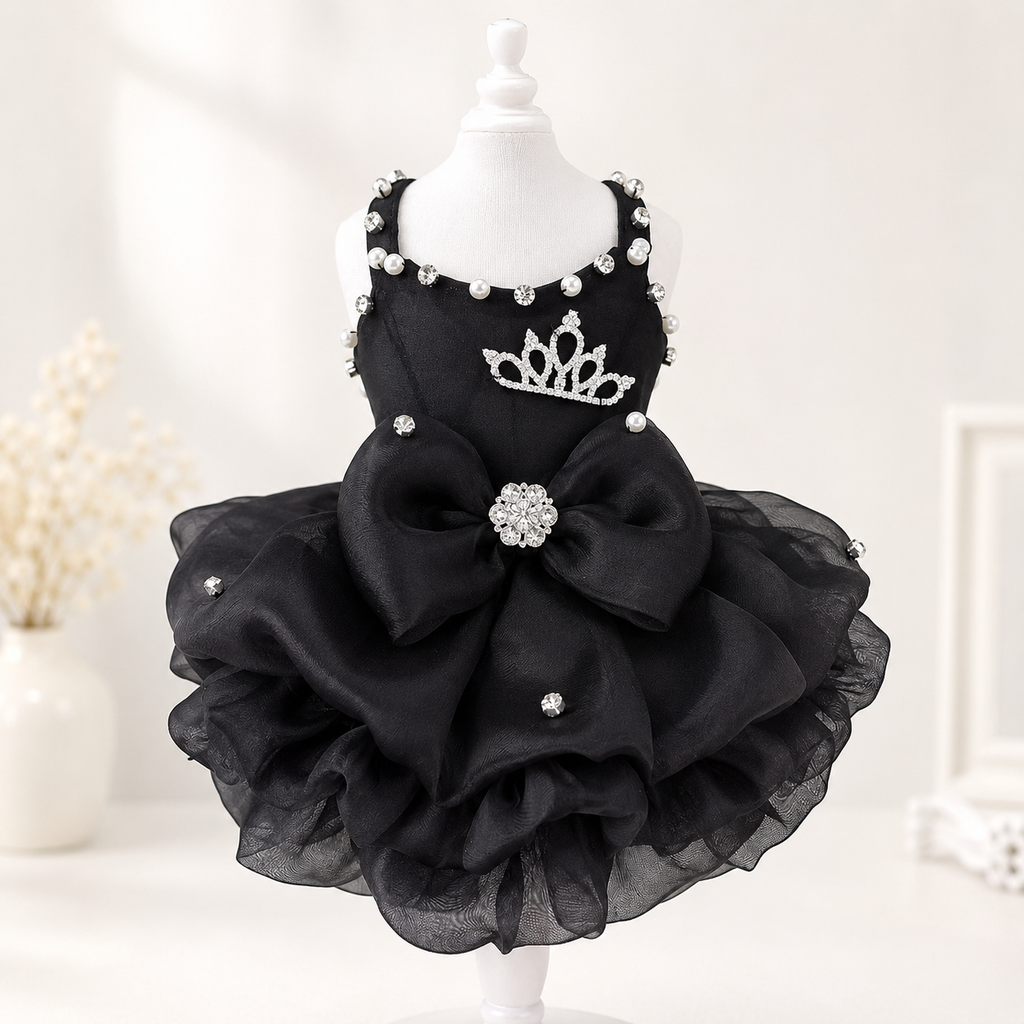 Pearl Diamond Pet Crown Headband