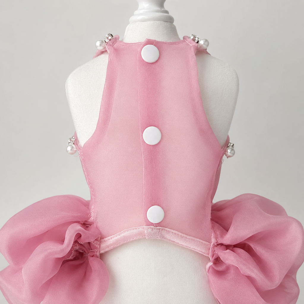 Pearl Diamond Pet Crown Headband