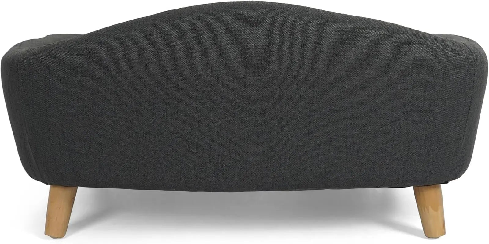 Elevated Dog Sofa Bed Corduroy Pet Couch with Wooden Legs 30 Inch