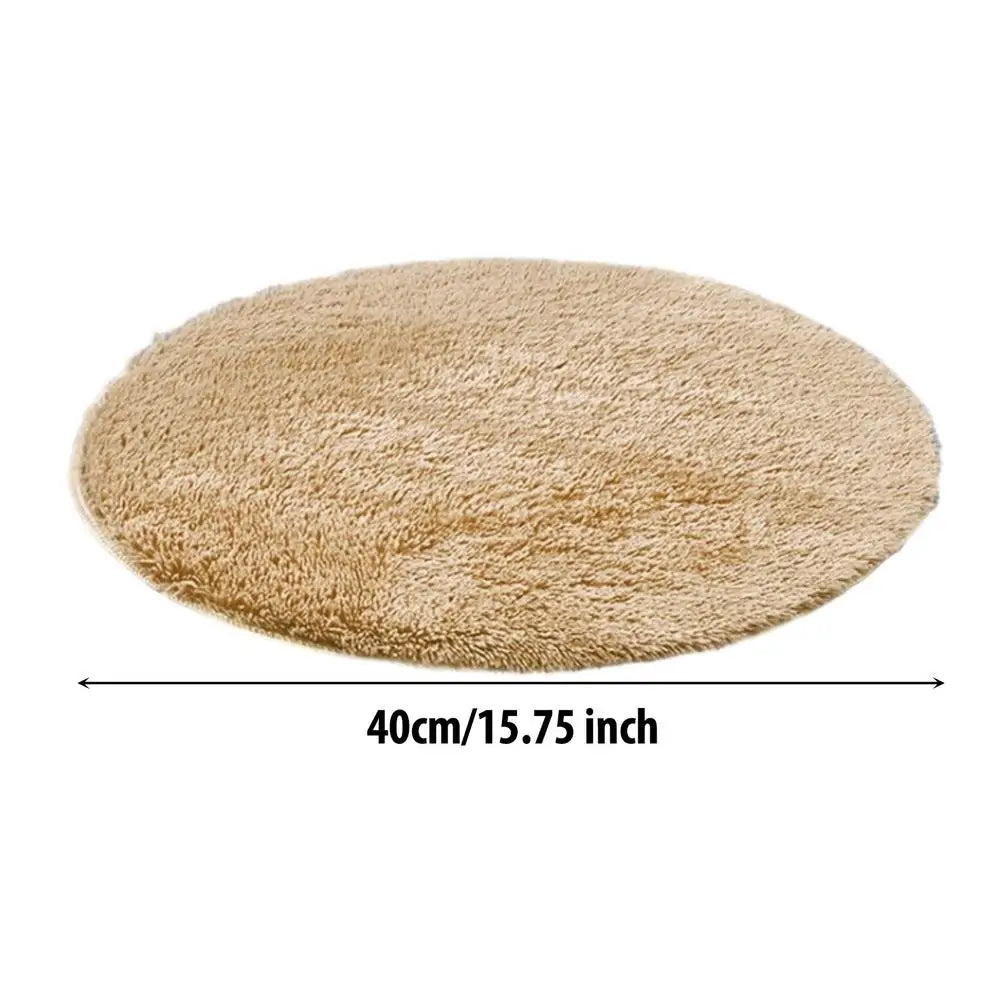 Brown oval heated pet pad blanket, 40cm/15.75 in