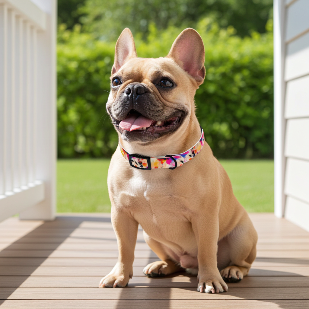 Wildflower Confetti in Watercolor Bloom - Pet Collar Pet Zen