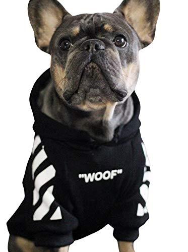 Fresh Pawz Woof Dog Hoodie — Bold Streetwear for Dogs, 3 Colors, Sizes S–2XL
