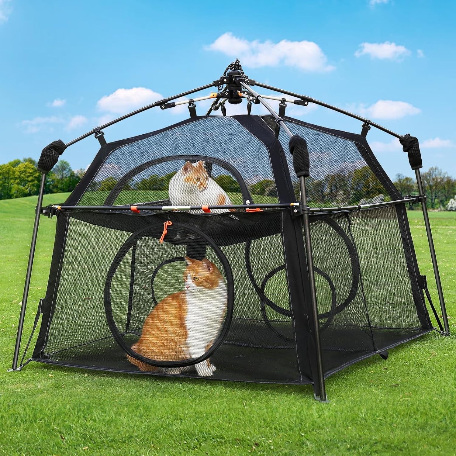 Extra Large Outdoor Catio Cat 2 Tier Cat Tent Playpen