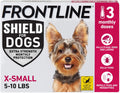 Frontline Shield dog treatment X-Small 5–10 lb, 3 monthly doses for fleas and ticks