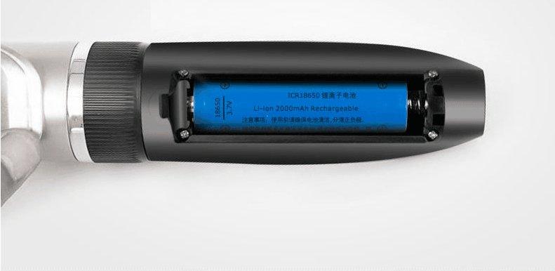 Rechargeable battery inside pet hair clipper handle