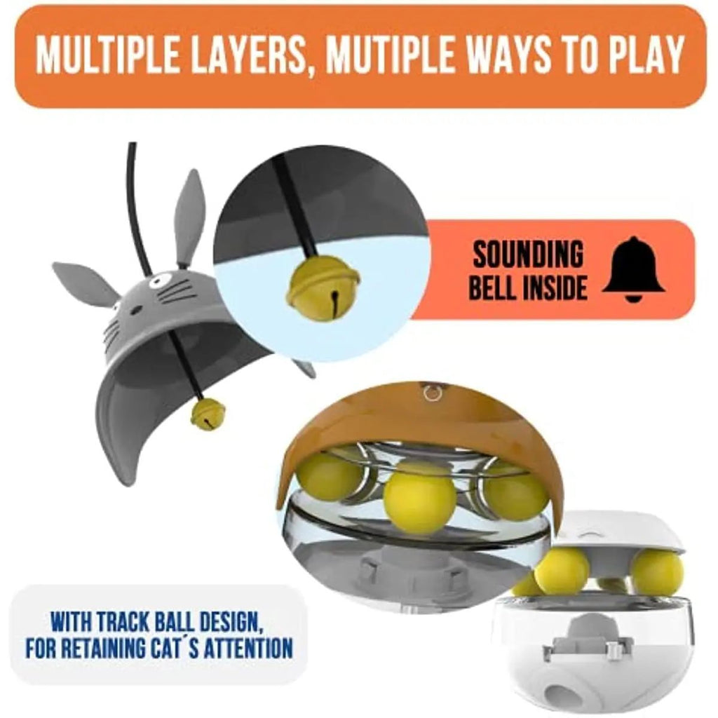 Interactive Treat Dispenser & Tower Toy