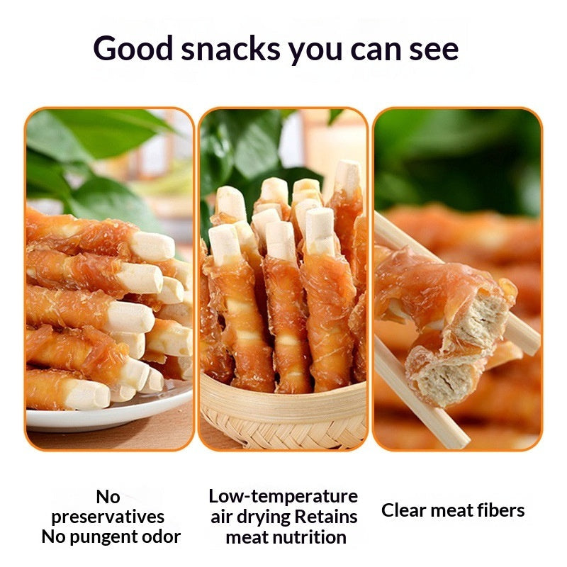 Chicken-flavored Milk Sticks & Calcium Chews Dog Treats