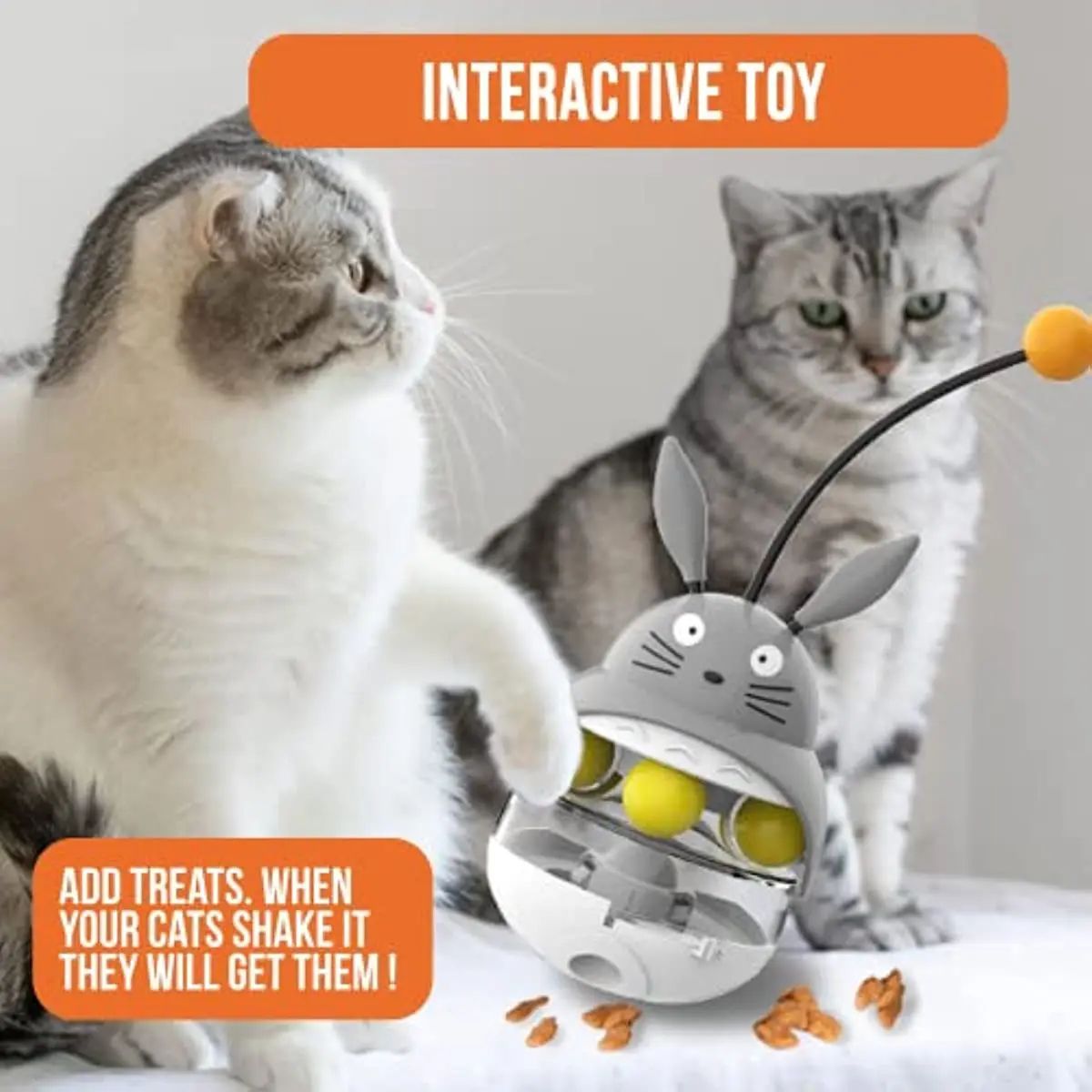 Interactive Treat Dispenser & Tower Toy