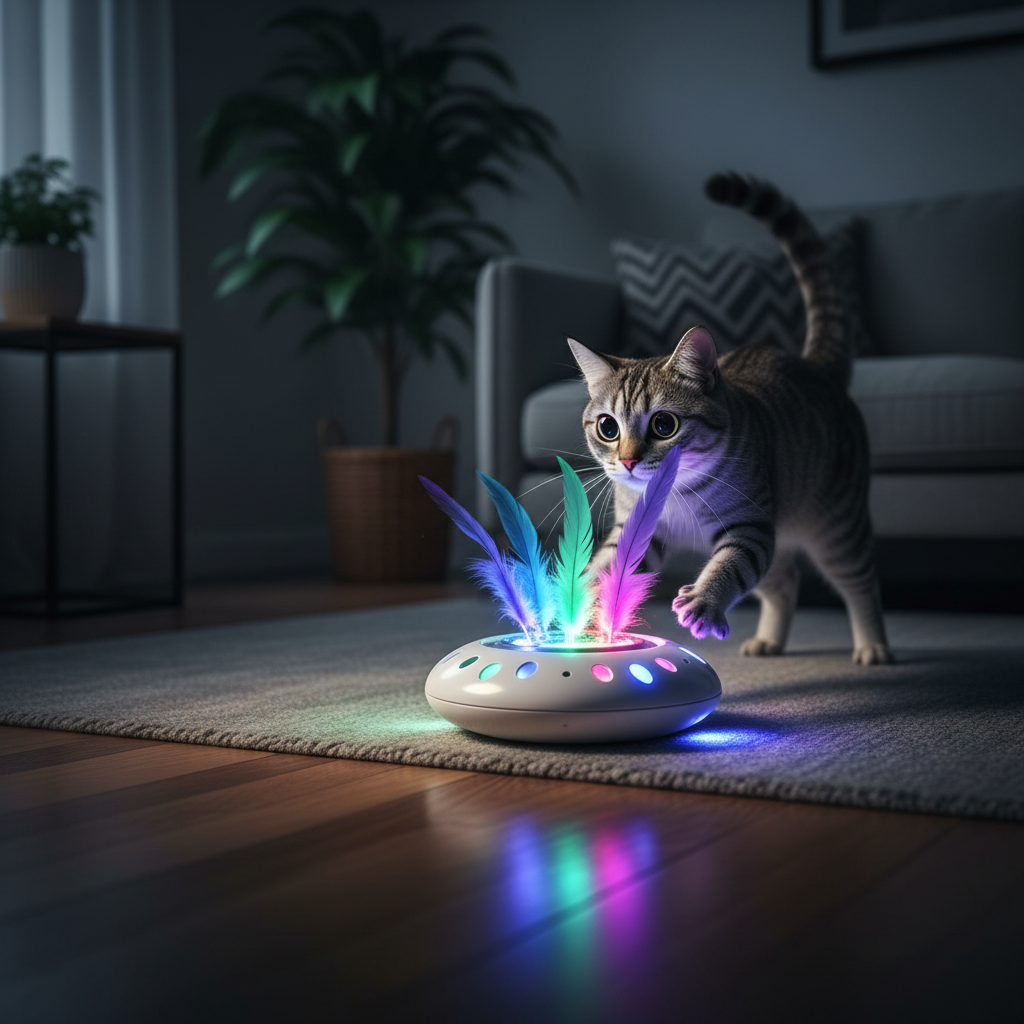 Four Angels UFO Interactive Cat Toy