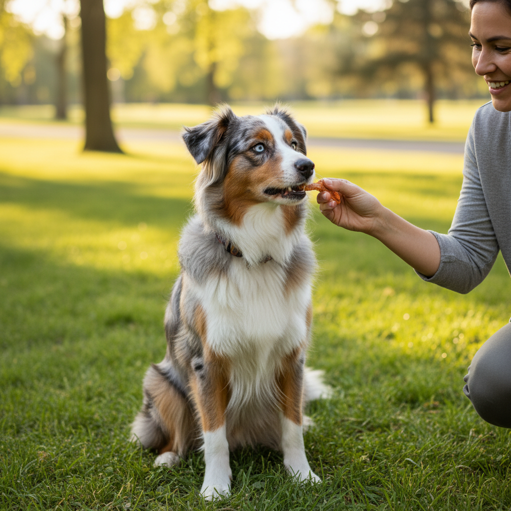 Jeffers Chicken Jerky Australian Shepherd