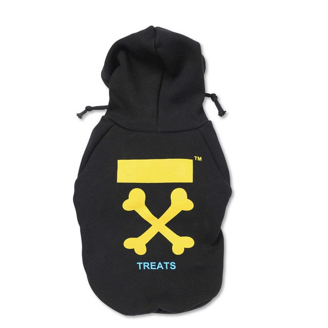 Fresh Pawz Woof Dog Hoodie — Bold Streetwear for Dogs, 3 Colors, Sizes S–2XL