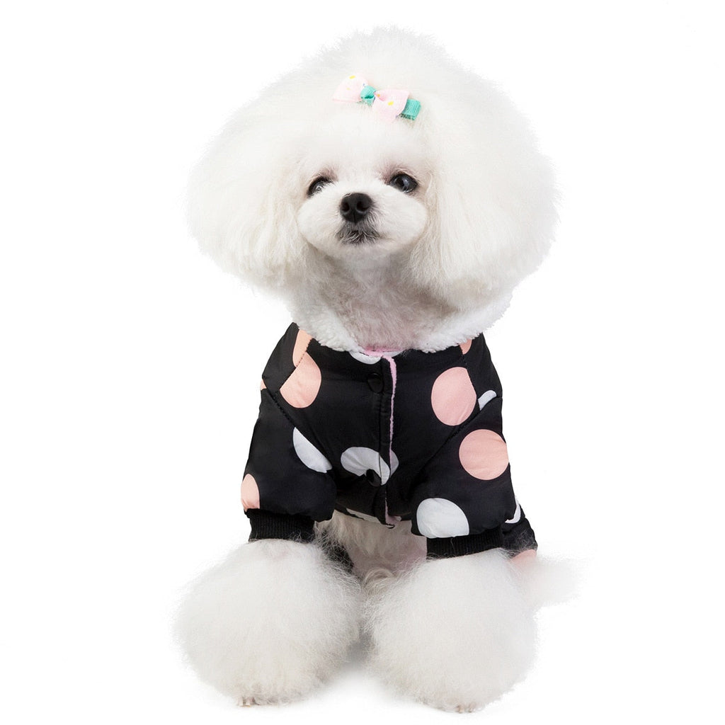 Big Polka Dot Snowsuit Jumpsuit