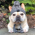 Cozy Knitted Pet Hat with Fluffy Pom-Pom — Winter Warm Beanie for Dogs & Cats