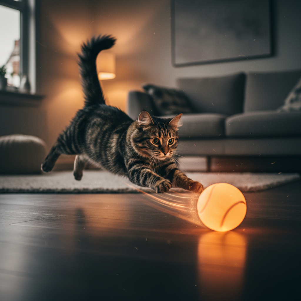 Smart Rolling Ball Cat Toy
