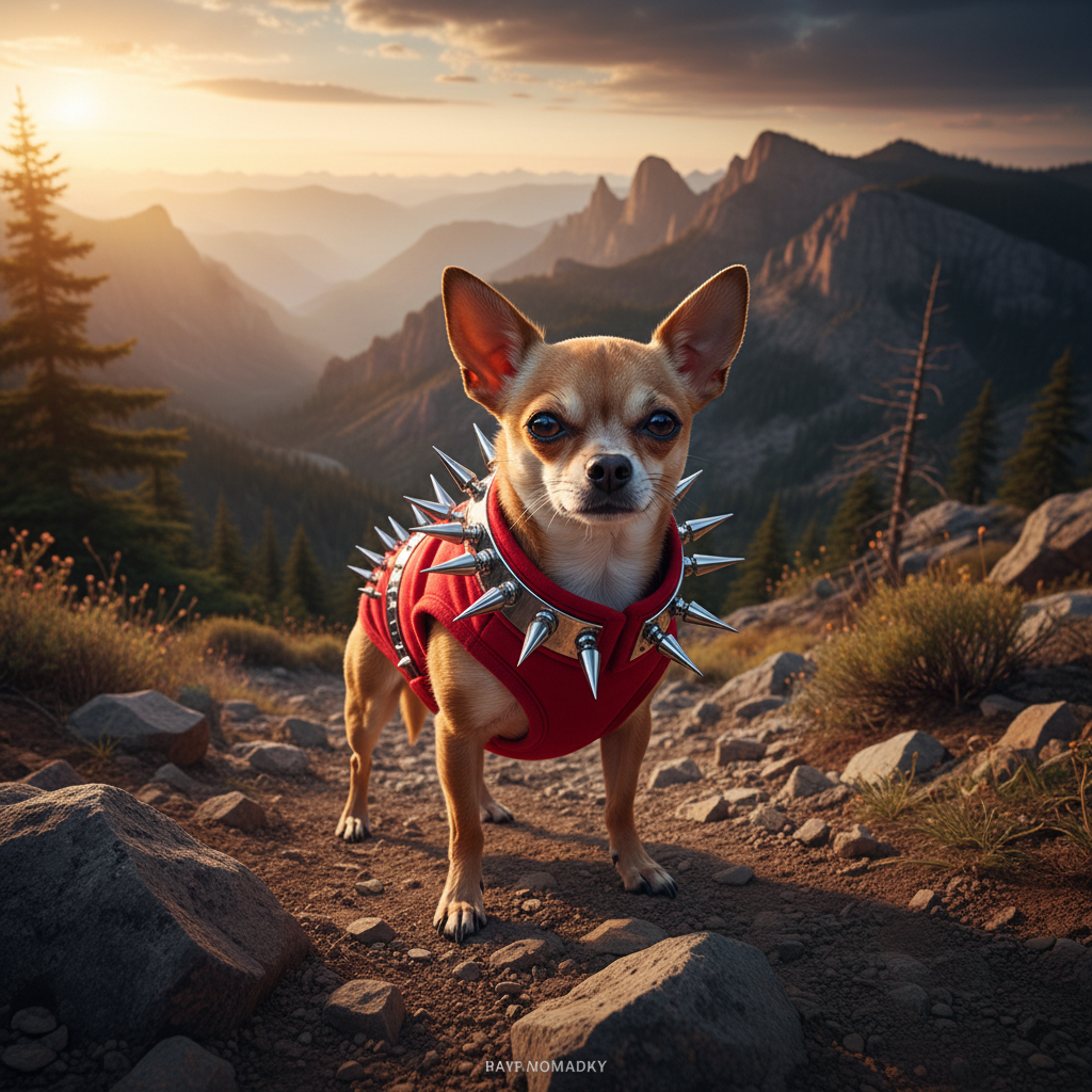 SpikeVest Chihuahua Rocky Trail