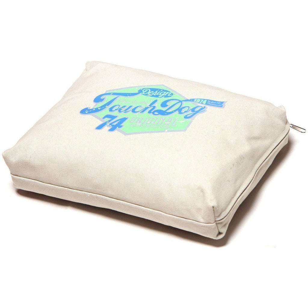 Touchdog Rose-Pedal Patterned Premium Rectangular Designer Dog Bed — Washable Cushion, M & L, 2 Colors