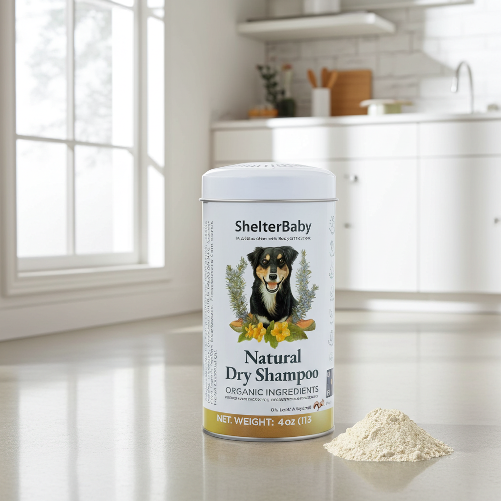 Dry Shampoo for Dogs Itchy Skin Paw Licking Allergy Support Powder