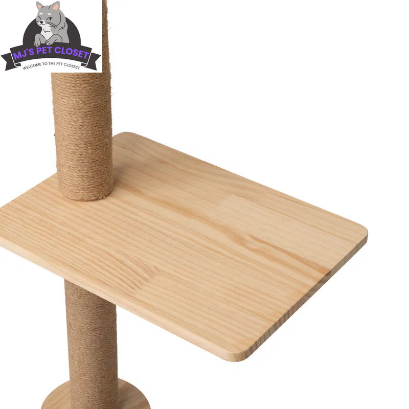 7-Piece Wall-Mounted Cat Climbing Tower & Tree Set — Space-Saving Modular Design